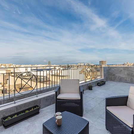 Terrace View- A Charming Two Bedrooms Penthouse Ac-Wifi Msida Eksteriør bilde
