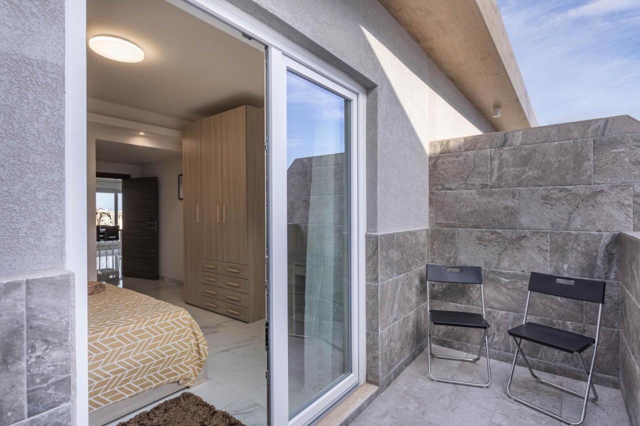 Terrace View- A Charming Two Bedrooms Penthouse Ac-Wifi Msida Eksteriør bilde
