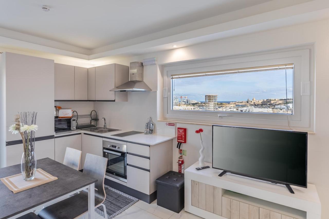 Terrace View- A Charming Two Bedrooms Penthouse Ac-Wifi Msida Eksteriør bilde