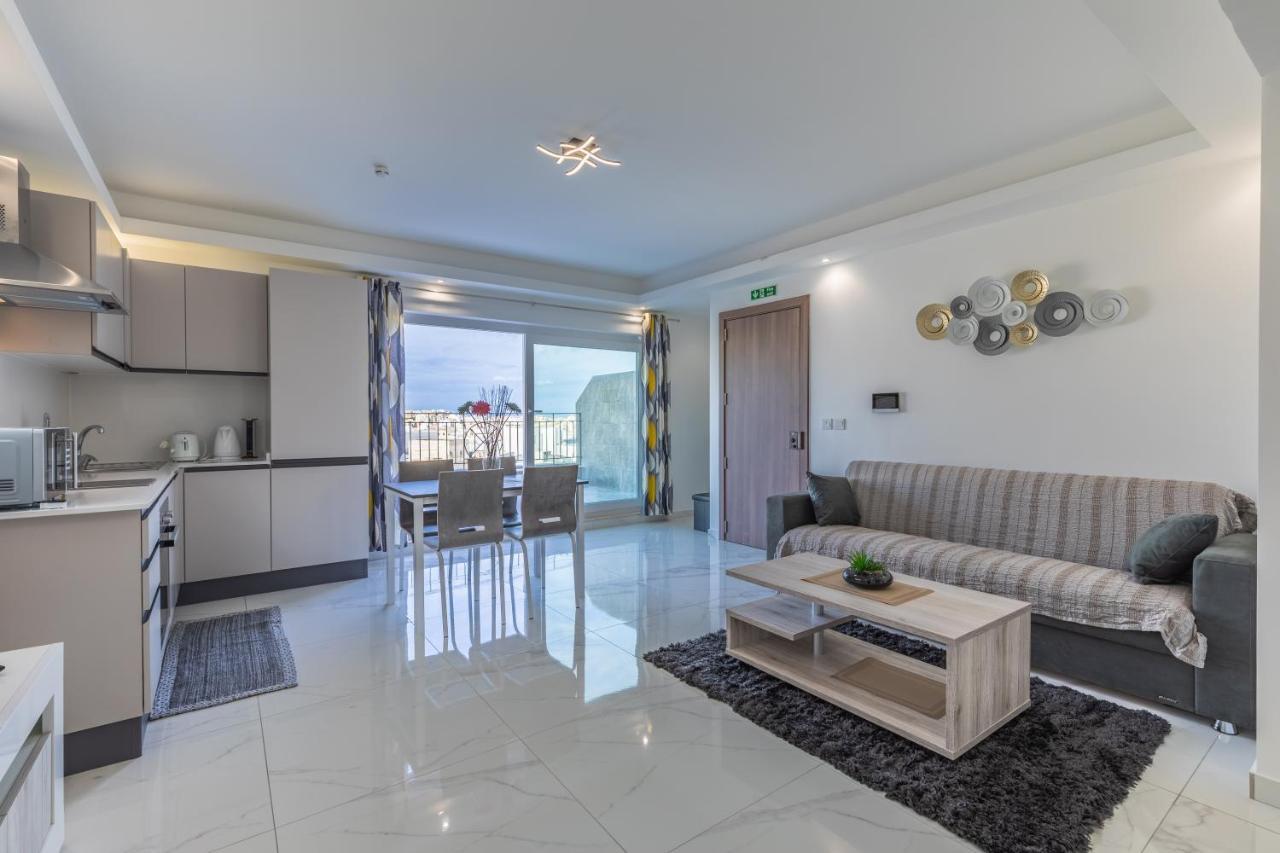 Terrace View- A Charming Two Bedrooms Penthouse Ac-Wifi Msida Eksteriør bilde