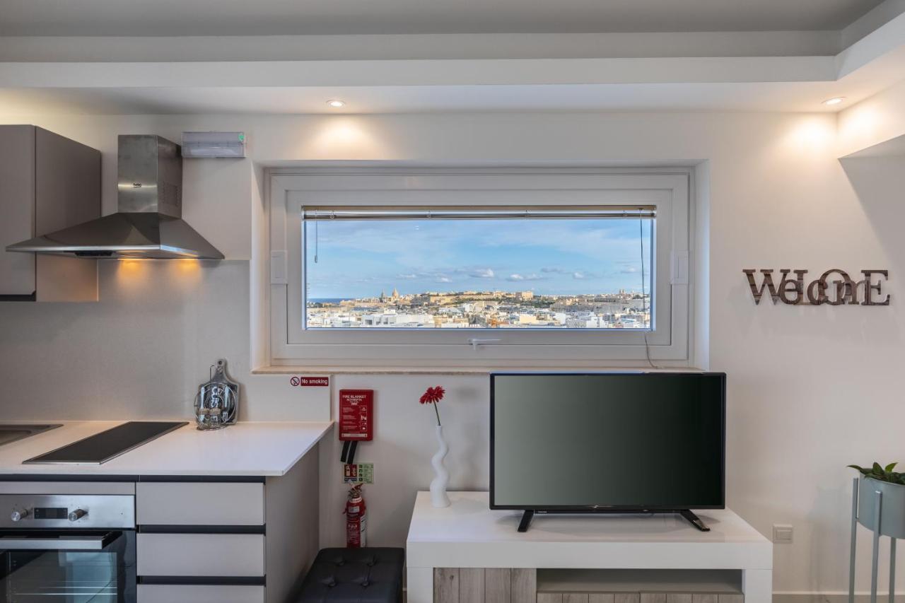 Terrace View- A Charming Two Bedrooms Penthouse Ac-Wifi Msida Eksteriør bilde